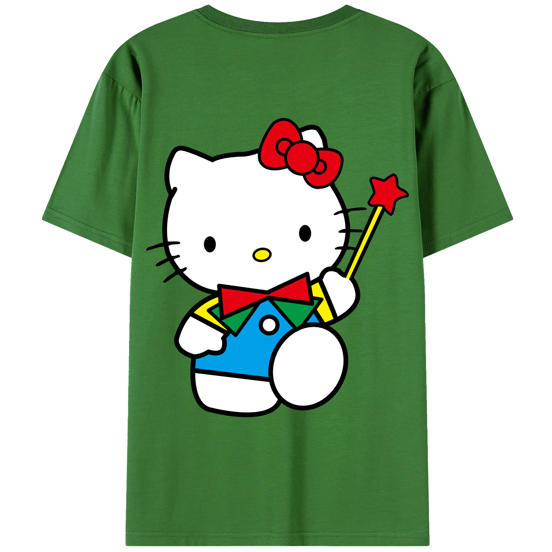 （画像用） Hello Kitty ハローキティ レディース半袖Tシャツ(バックプリント)